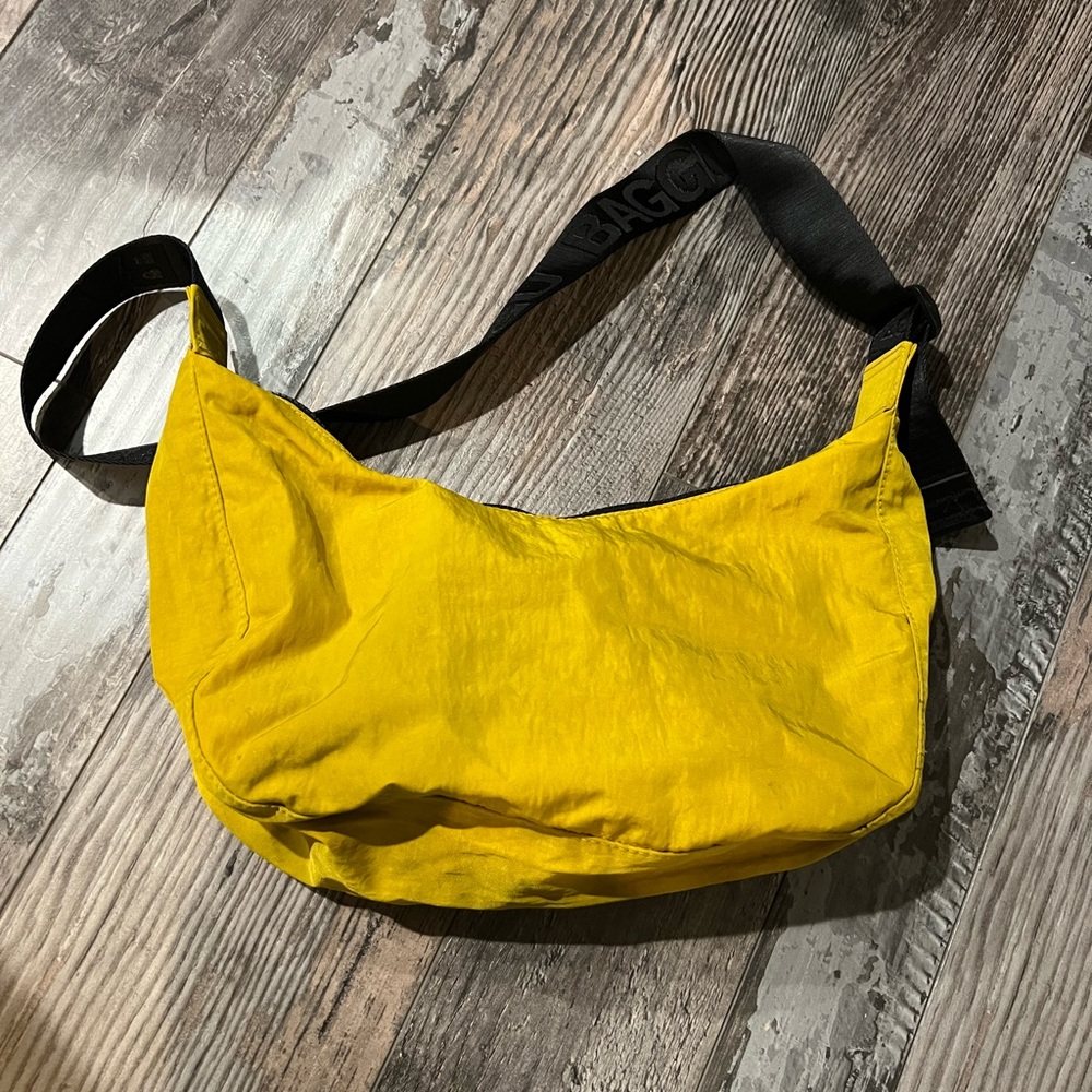BAGGU Yellow Crossbody Bag